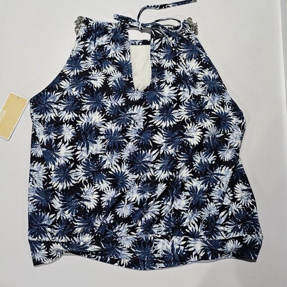 Michael Kors  Blouson High-Neck Tankini Top - Picture 6 of 9